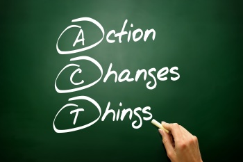 Action Changes Things (ACT), acronym on blackboard